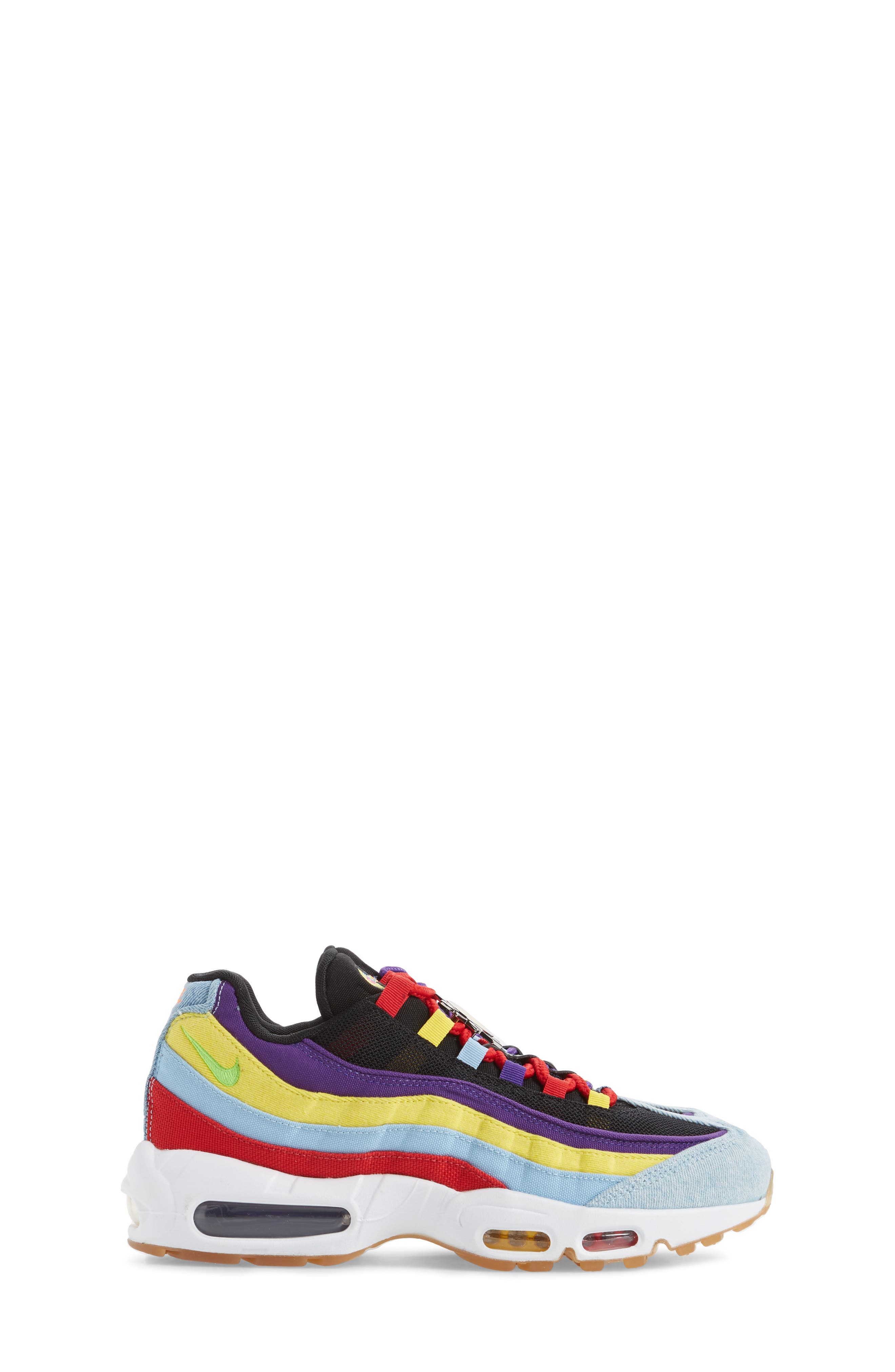 Air Max 95 SP Sneaker, Alternate, color, PSYCHIC BLUE/ YELLOW/ WHITE