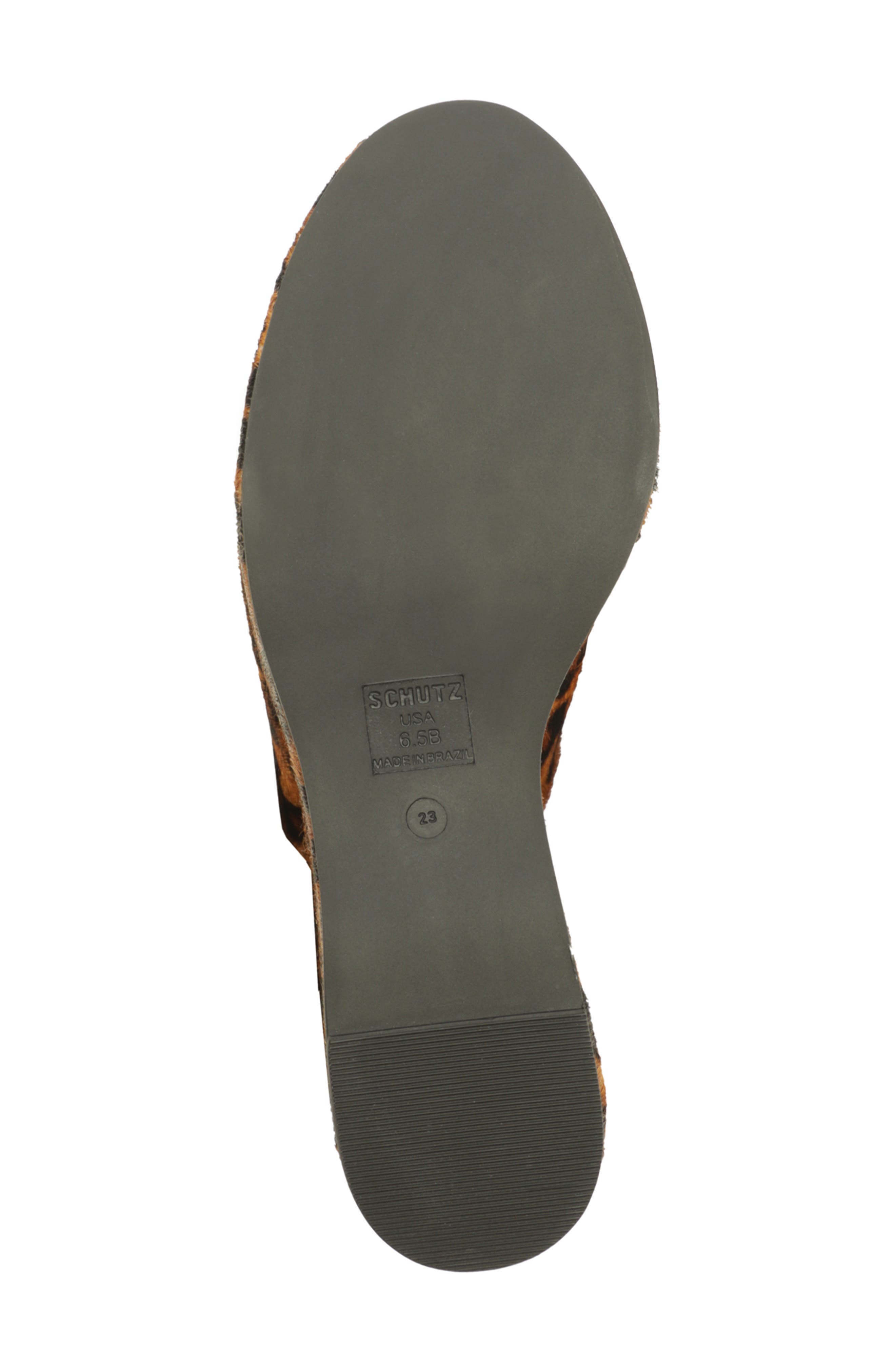 Schutz Sierra Platform Wedge Mule, Alternate, color, Leopard