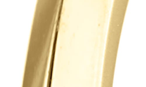 Maria Tash Faceted Metal Vertex Single Hoop Earring In Yellow Gold