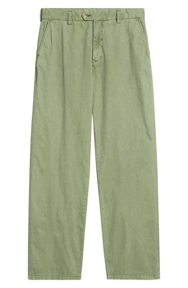 Rails Garrett Flat Front Cotton Pants, Main, color, Spring Olive
