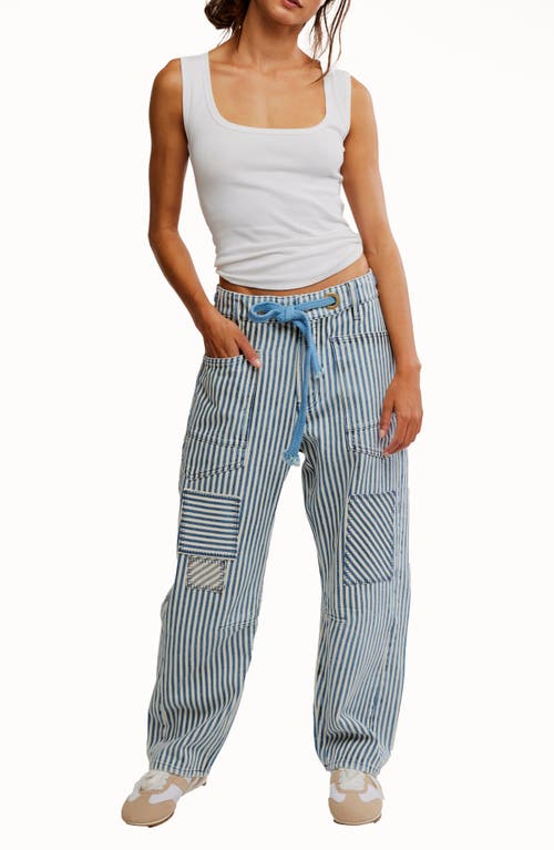 FREE PEOPLE FREE PEOPLE MOXIE RAILROAD STRIPE PANTS