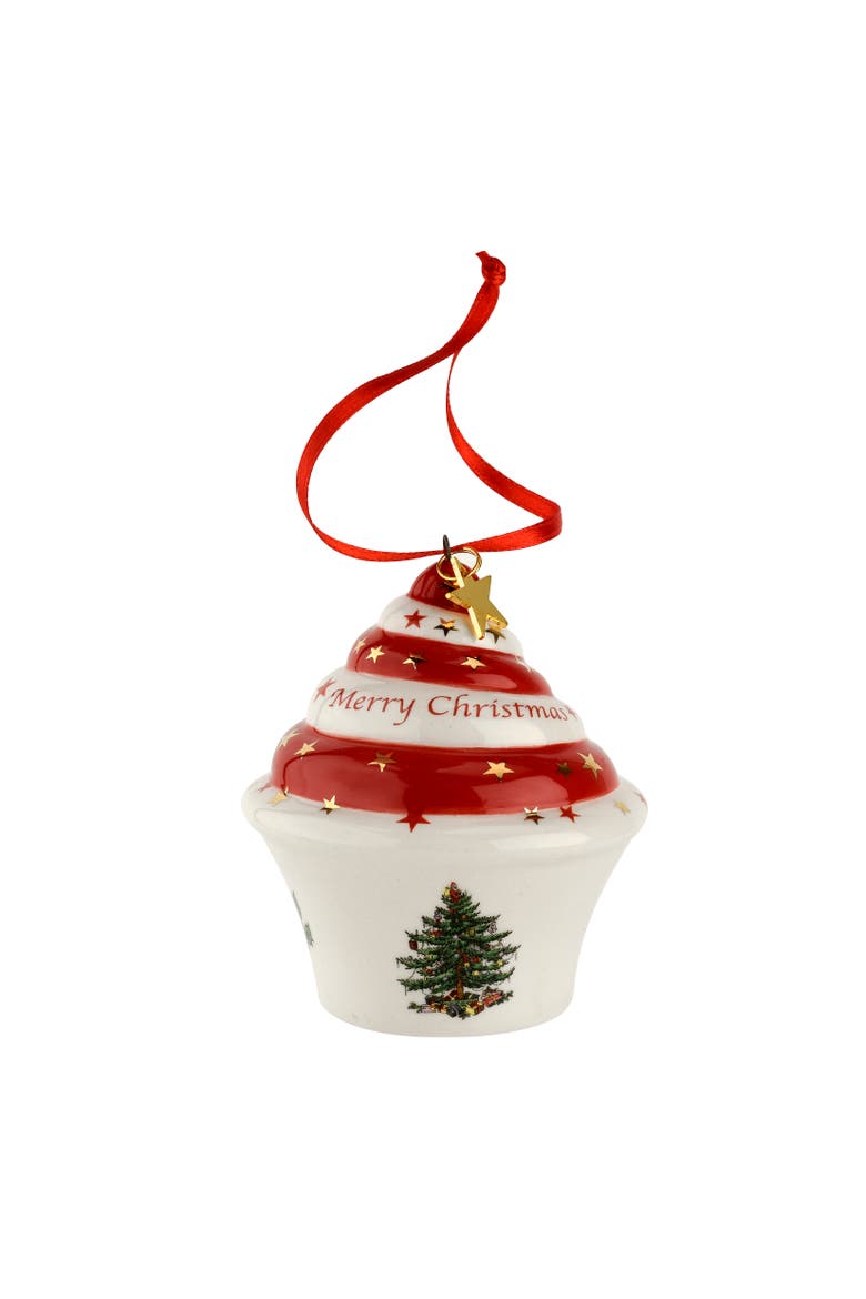 Christmas Tree Cupcake Ornament 3", Main, color, Multi