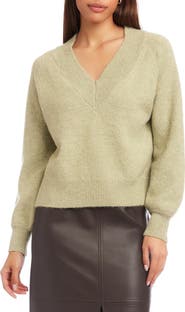 FIFTEEN TWENTY Heather V-Neck Sweater