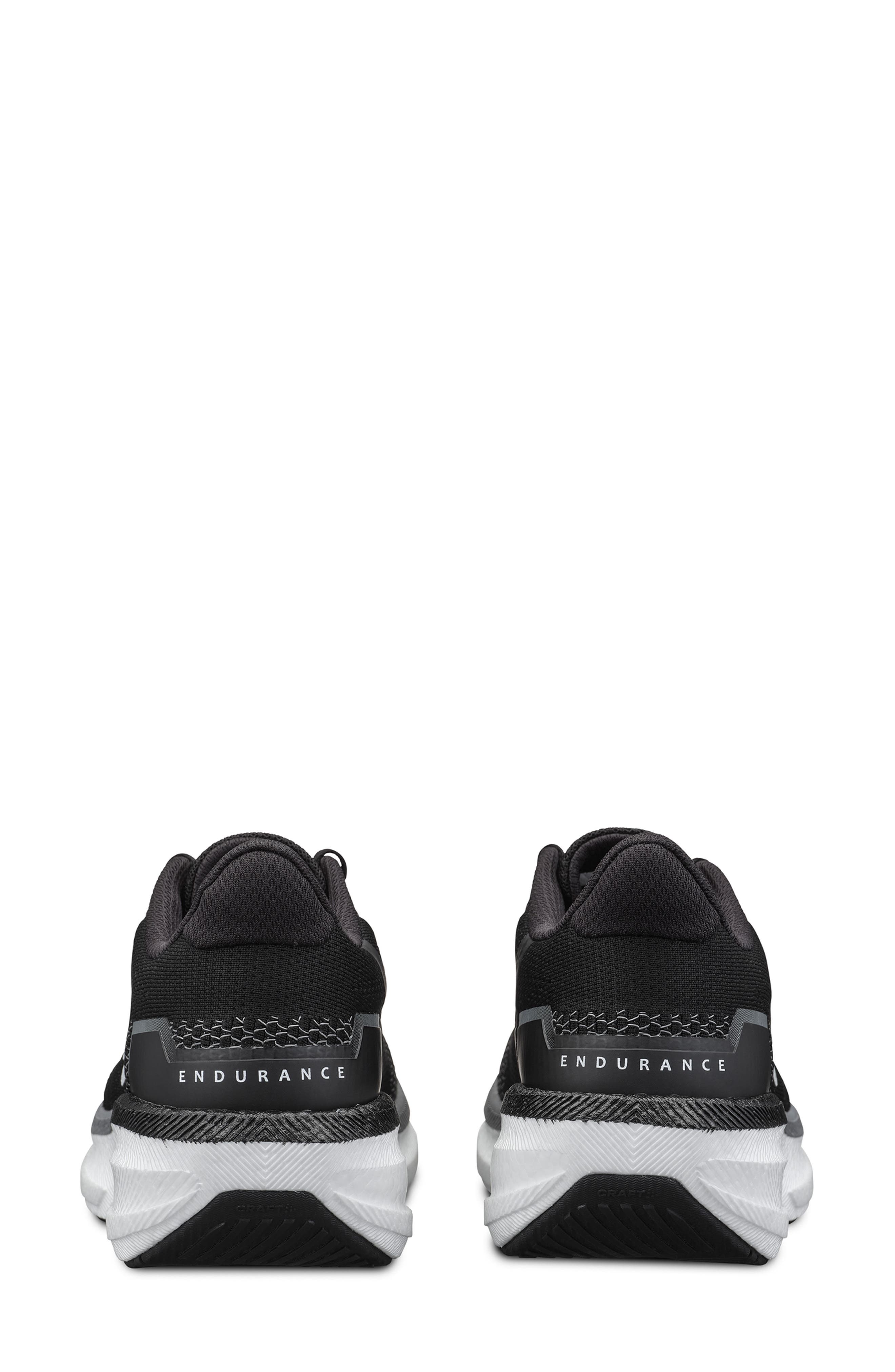 Craft Endurance 2 Running Shoe, Alternate, color, Black/ Contrast White