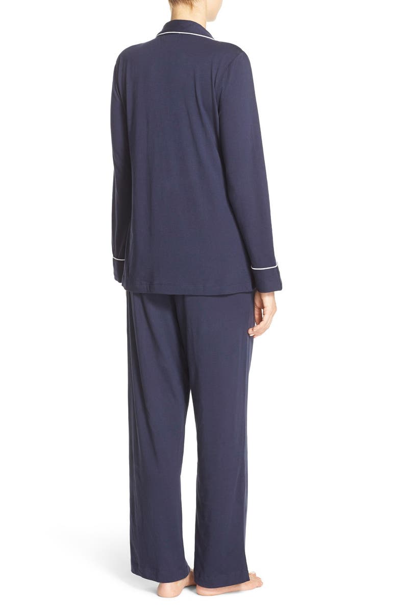 Lauren Ralph Lauren Knit Pajamas, Alternate, color, Windsor Navy