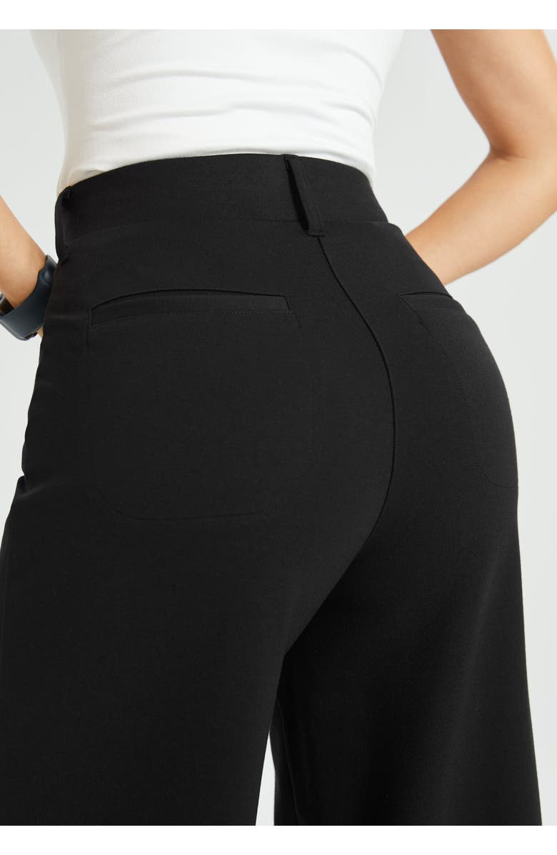 Betabrand 7-Pocket DPYP Dress Pant Yoga Pant | Wide, Alternate, color, Black
