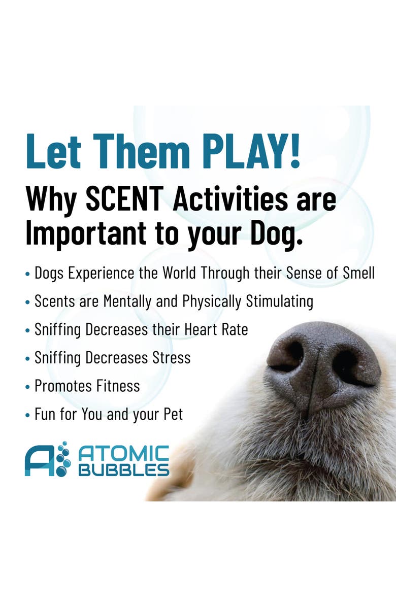 Atomic Bubbles Puppy Love Bubbles 2 Pack Peanut Butter Scented 4Oz. Bottles, Alternate, color, Multicolored