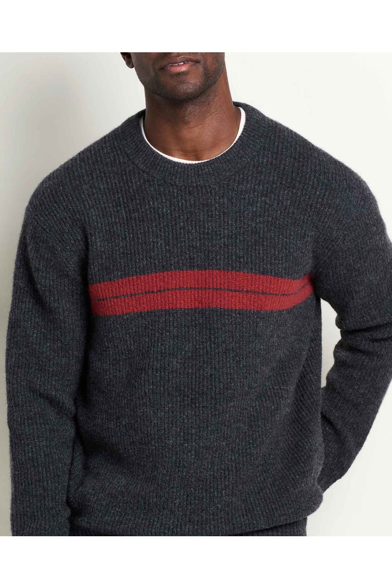 Men's Wasatch Sweater, Alternate, color, Charcoal Pattern