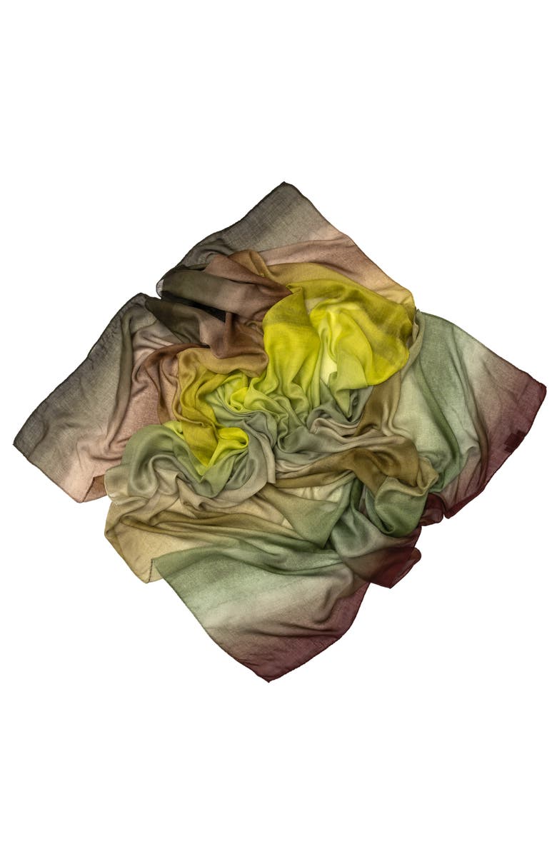 Elizabetta Etna - Modal Silk Scarf Shawl, Alternate, color, Green