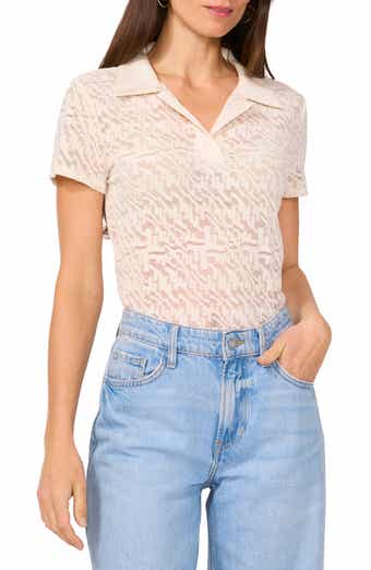 Vince Camuto Lace Polo