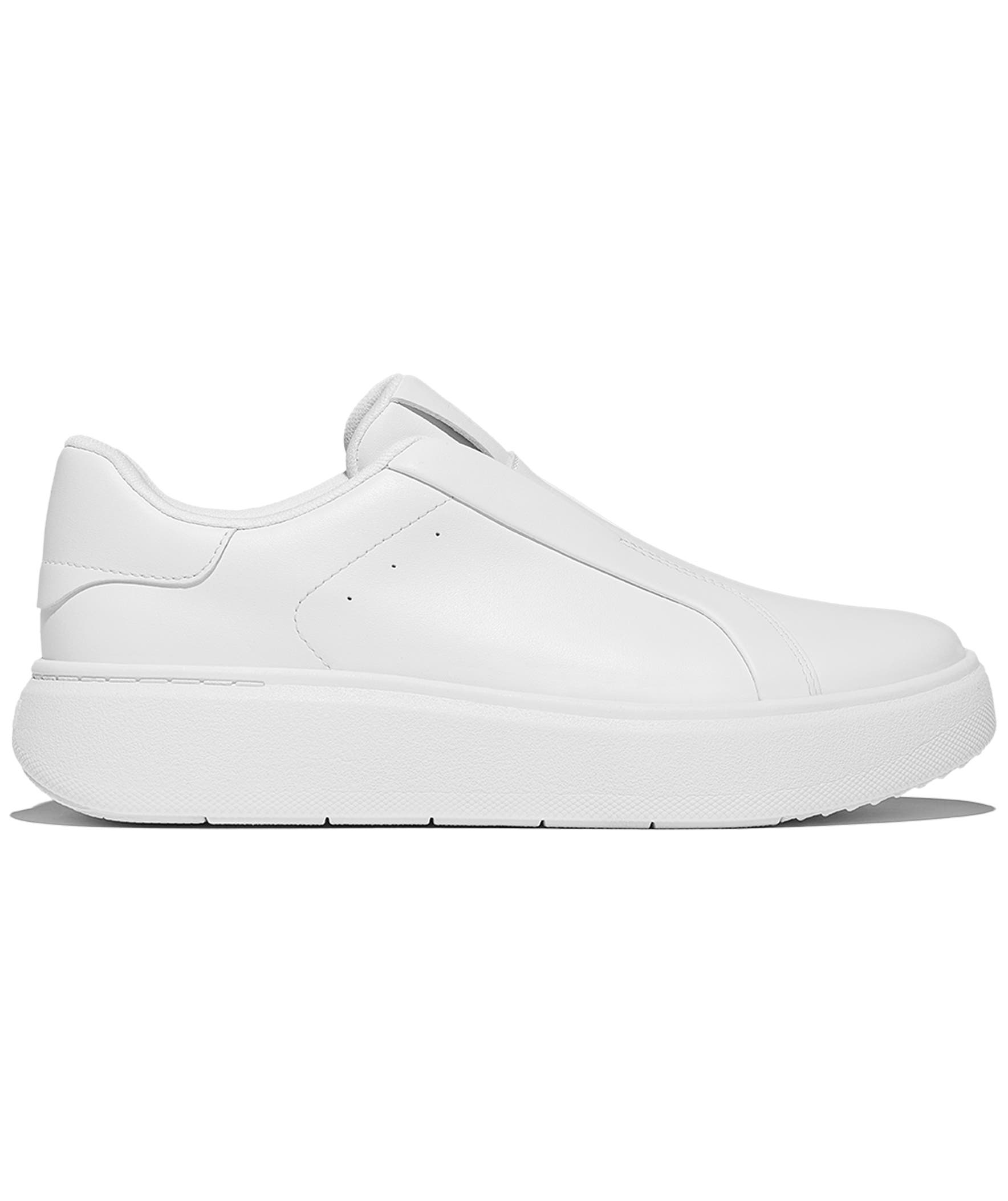 FitFlop RTG Leather Laceless Sneakers, Alternate, color, Urban White