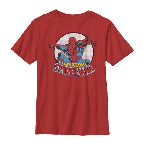 Boy's Marvel Spider-Man Classic Web Swing  Graphic T-Shirt