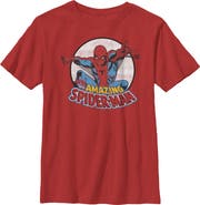 Marvel Boy's Marvel Spider-Man Classic Web Swing Graphic T-Shirt
