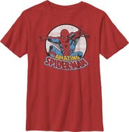 Marvel Boys' Spider-Man Classic Web Swing Graphic Tee