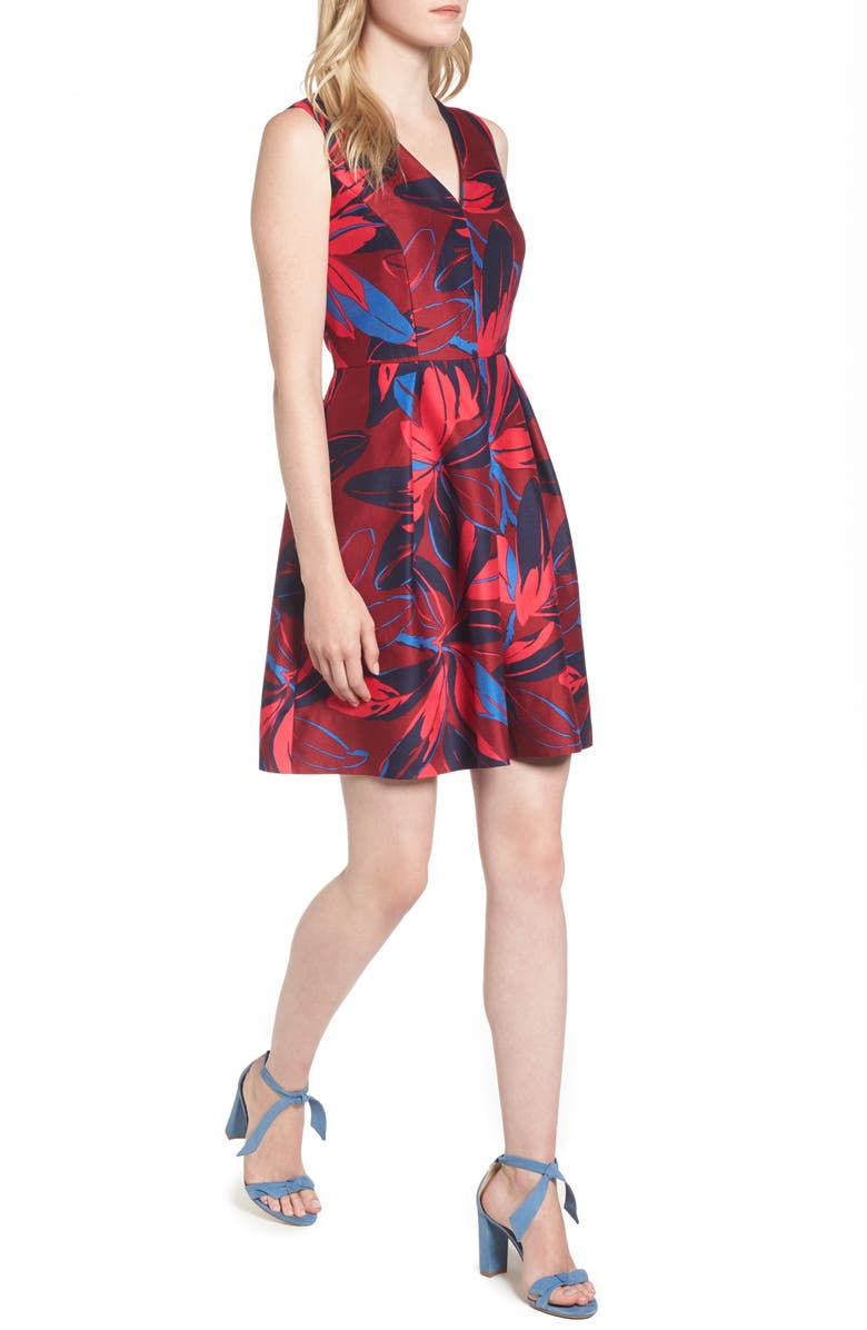 Draper James Autumn Bloom Love Circle Dress, Alternate, color,