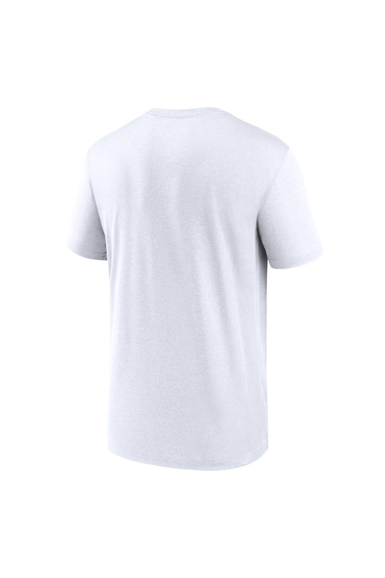 Men's Nike White LSU Tigers Primetime Legend Wordmark T-Shirt, Alternate, color, White