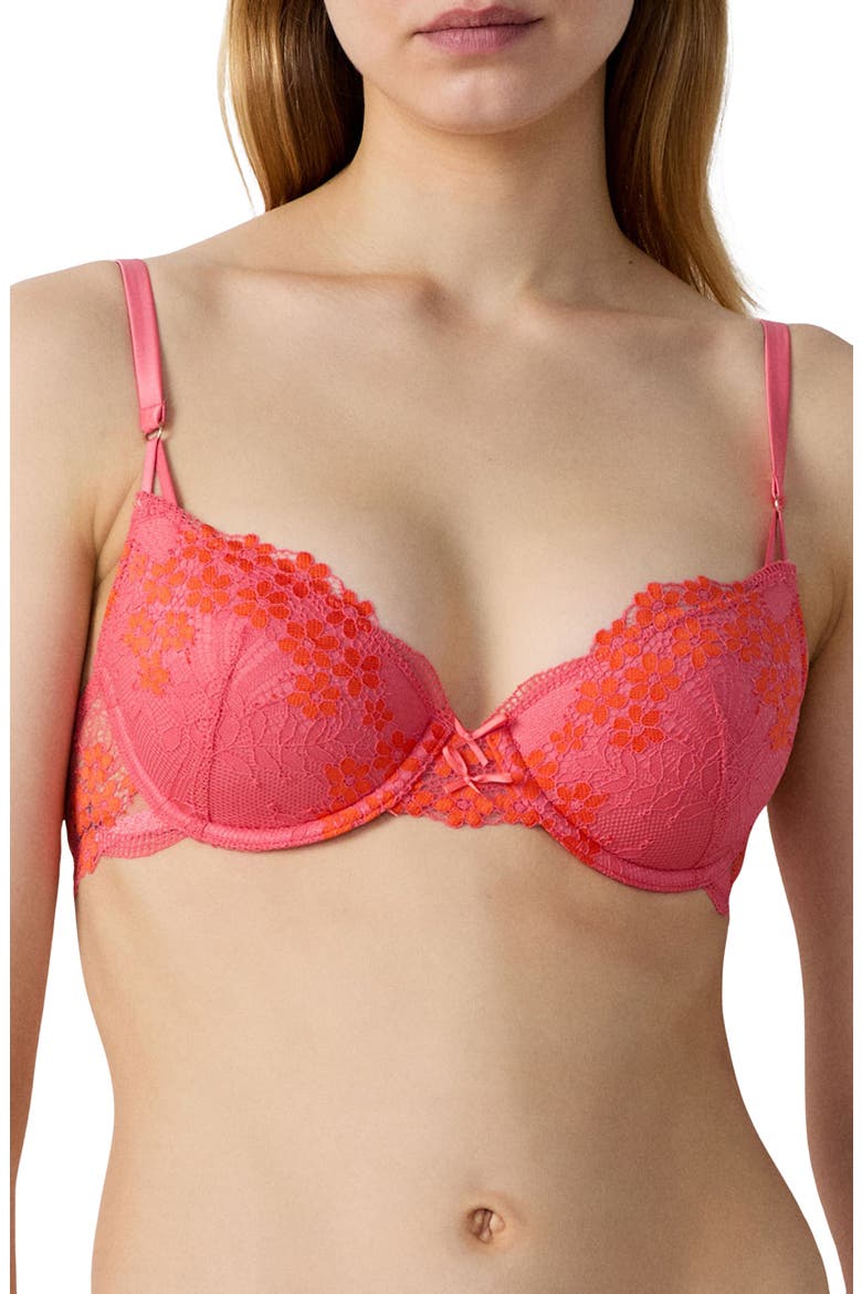 Somptueuse No. 4 Underwire Demi Bra, Main, color, PINK
