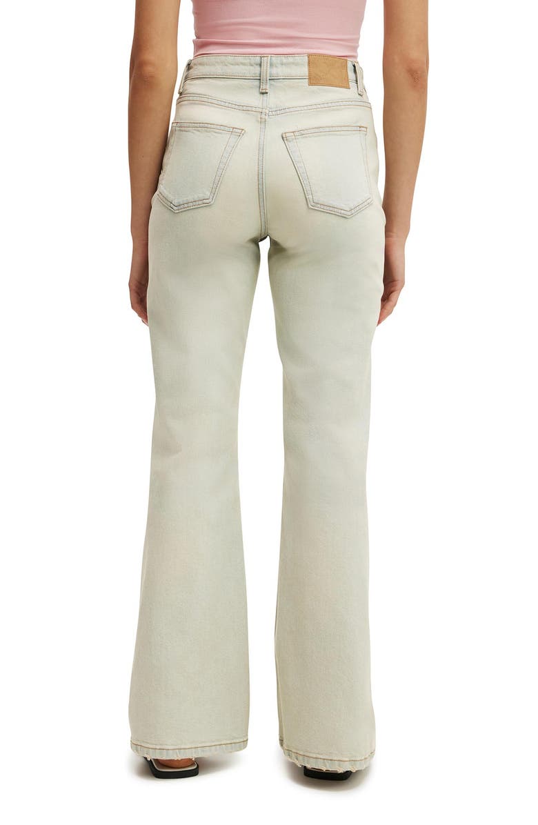 Cotton On Women's Sienna High Flare Jean, Alternate, color, Solar Blue