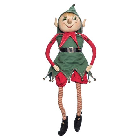 Rocket Christmas Elf Joe Spencer Gathered Traditions Soft Figure Figurine