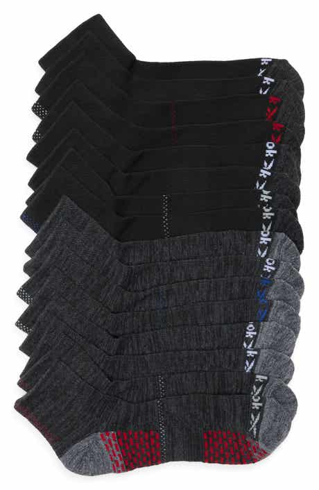 Reebok 8-Pack Assorted Terry Quarter Socks