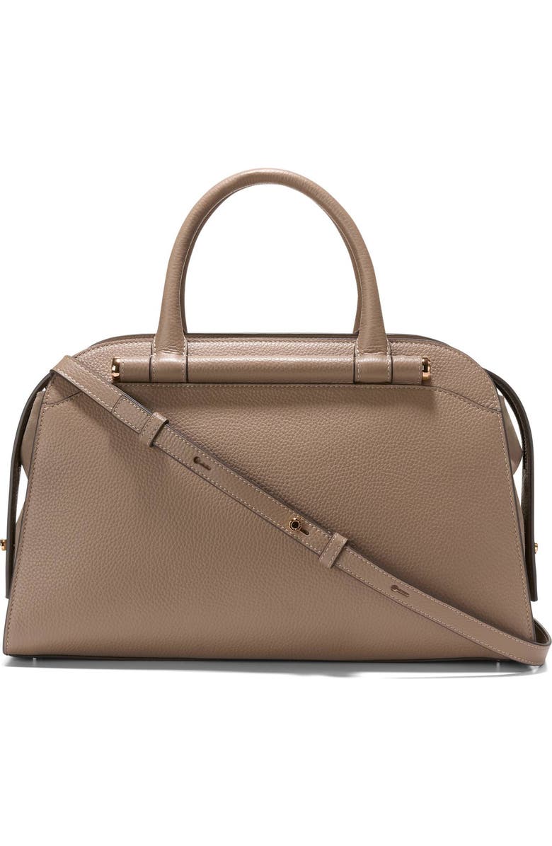 Cole Haan Medium Catherine Leather Satchel, Alternate, color, Irish Coffee