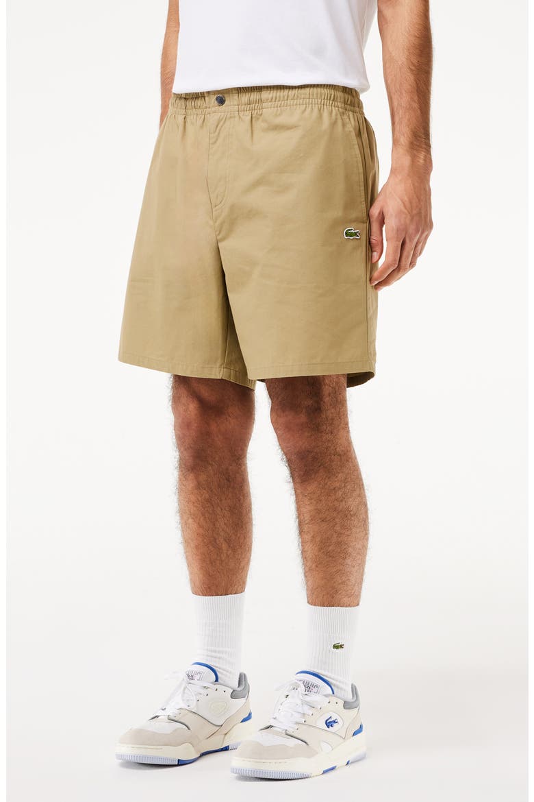 Relaxed Cotton Twill Shorts, Alternate, color, CB8 LION