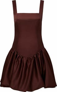WeWoreWhat Bubble Skirt Corset Mini Dress