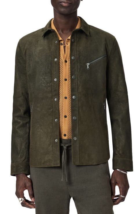 Kadd Suede Shirt Jacket