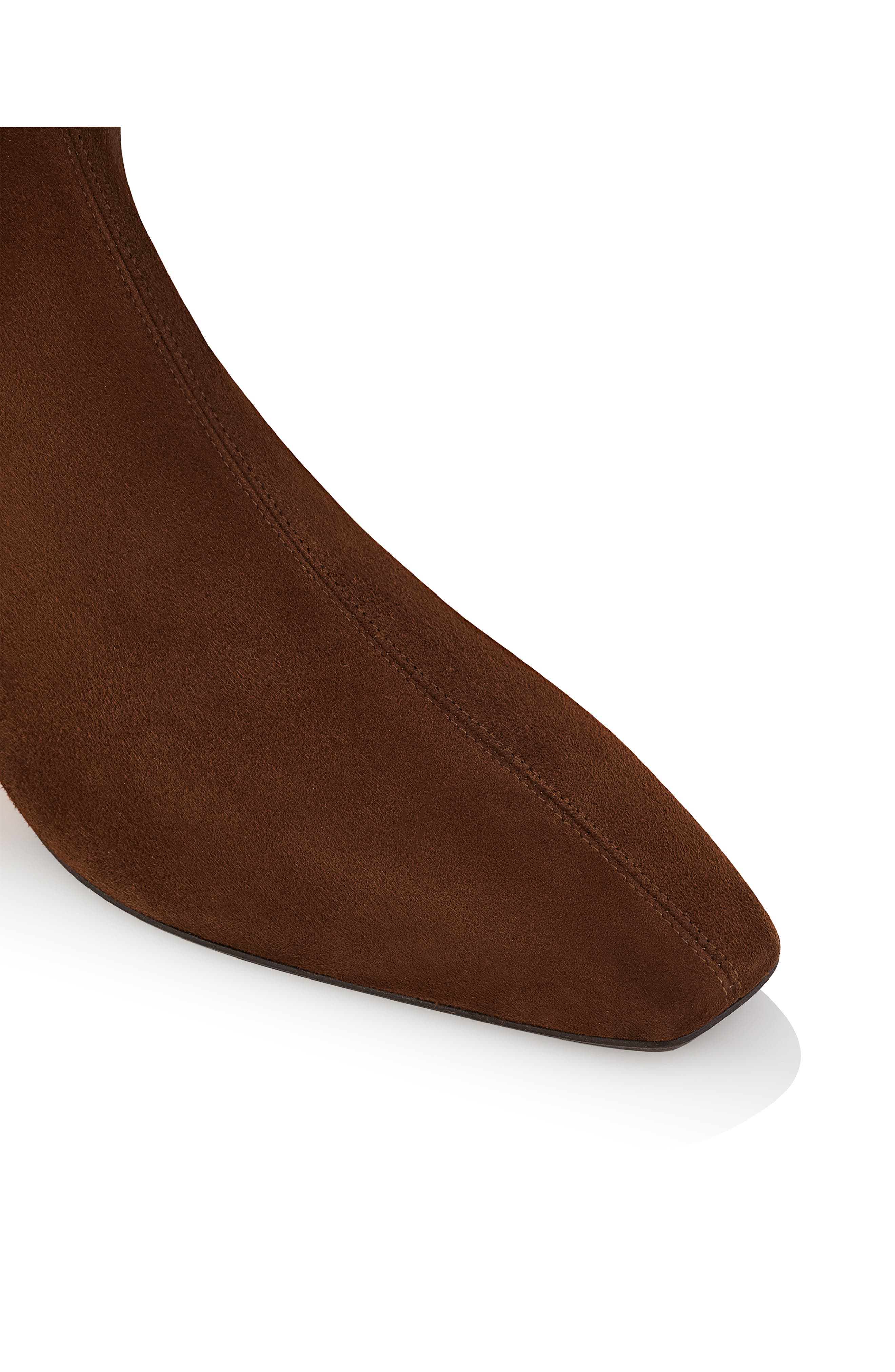 Aquazzura Saint Honor Bootie, Alternate, color, Espresso