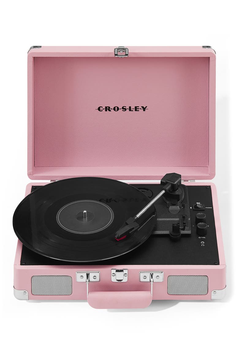 Cruiser Plus Record Player, Alternate, color, BLUSH