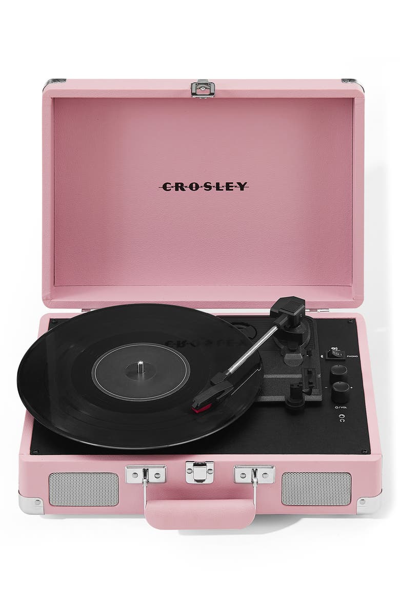 Crosley Radio Cruiser Plus Record Player, Alternate, color, Blush