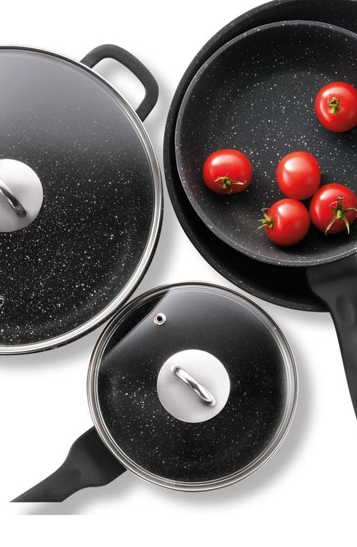 Cuisine::pro ® Granite Cookware Set 6pc In Black