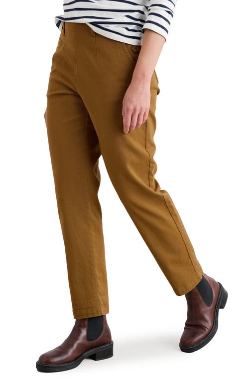 Seasalt Cornwall Waterdance Tapered Leg Pants In Brown