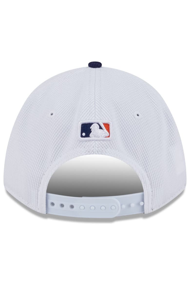 Men's New Era  White/Navy Houston Astros 2025 City Connect Batting Practice 9FORTY Adjustable Hat, Alternate, color, White