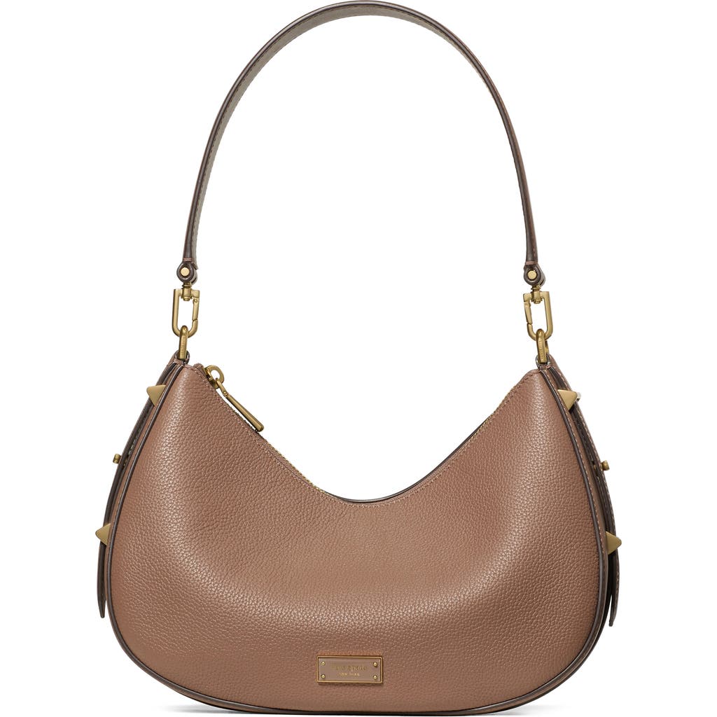 Kate Spade New York Liv Pebble Leather Convertible Shoulder Bag In Brown