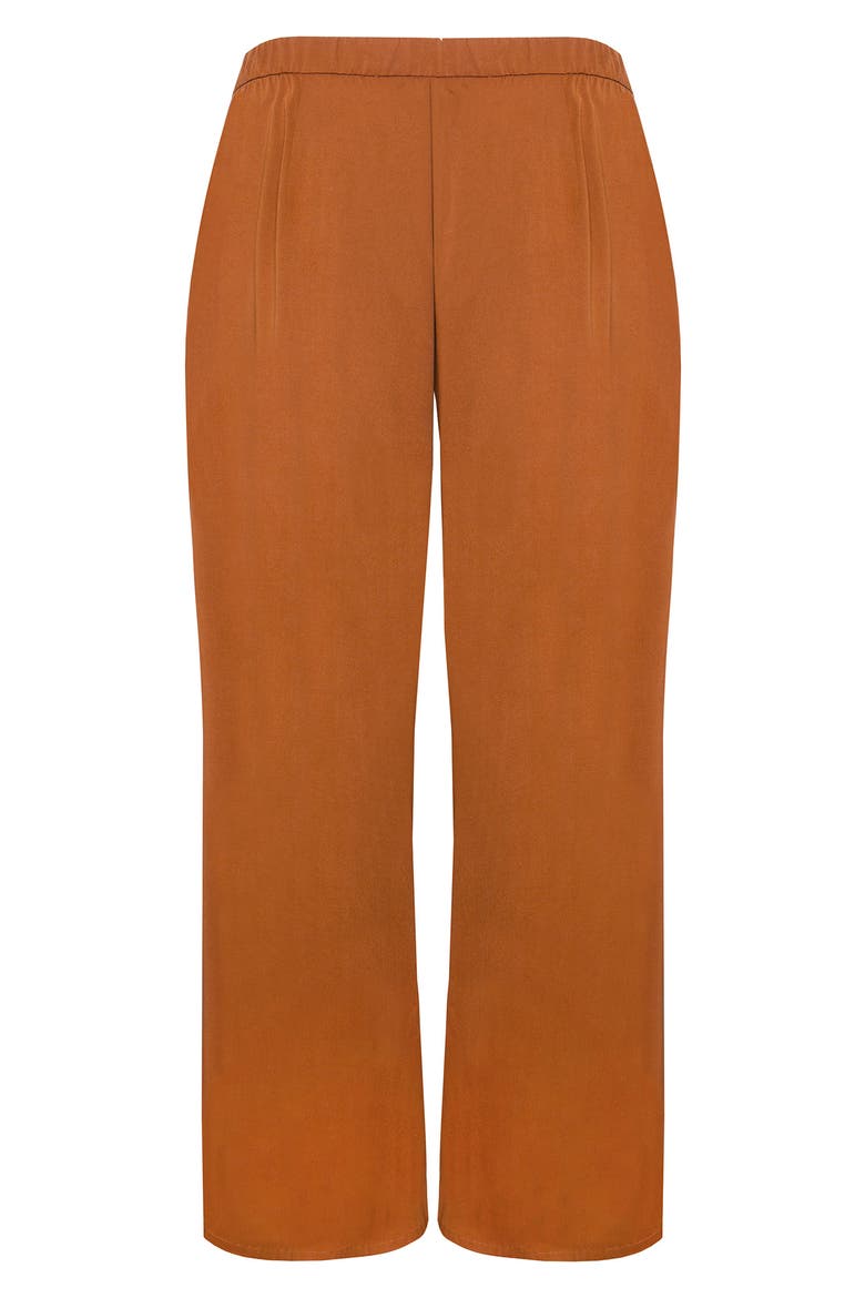 Avery Wide Leg Pants, Alternate, color, BURNT CLAY