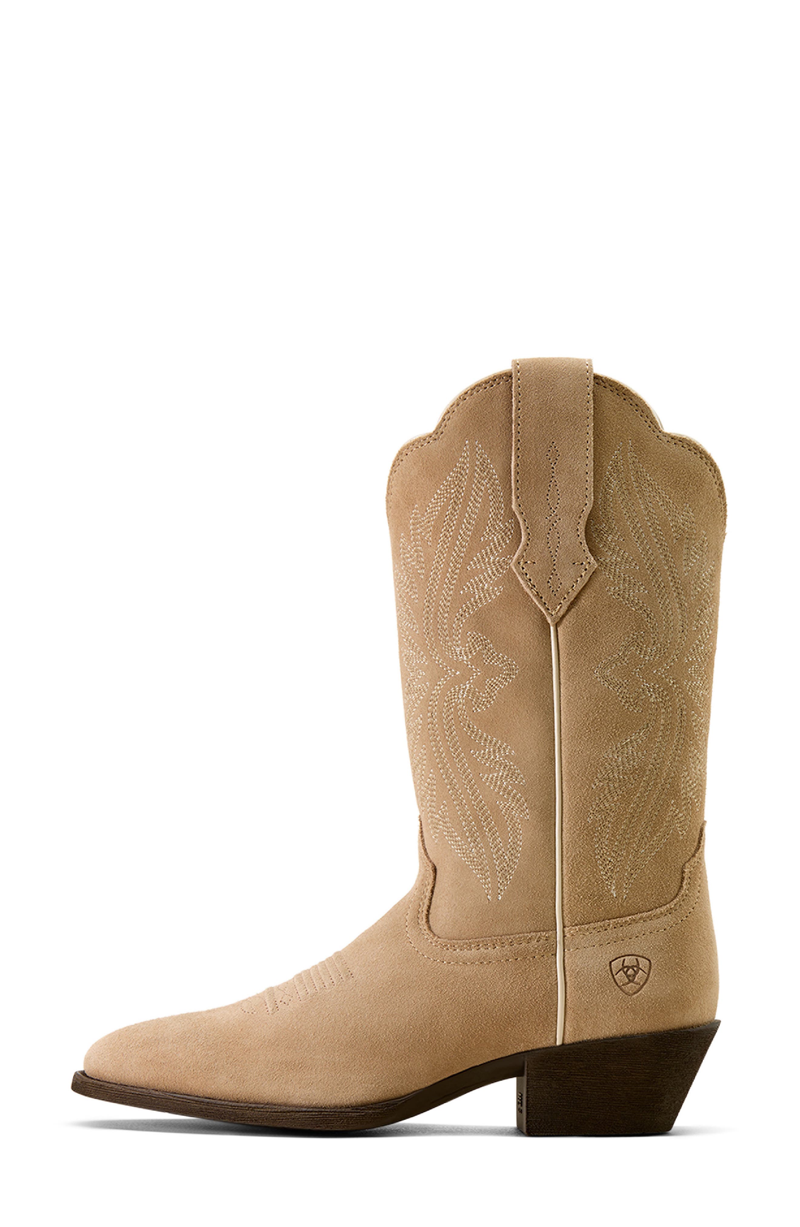 Ariat Heritage Western Stretch Fit R-Toe Boot, Alternate, color, Truly Taupe