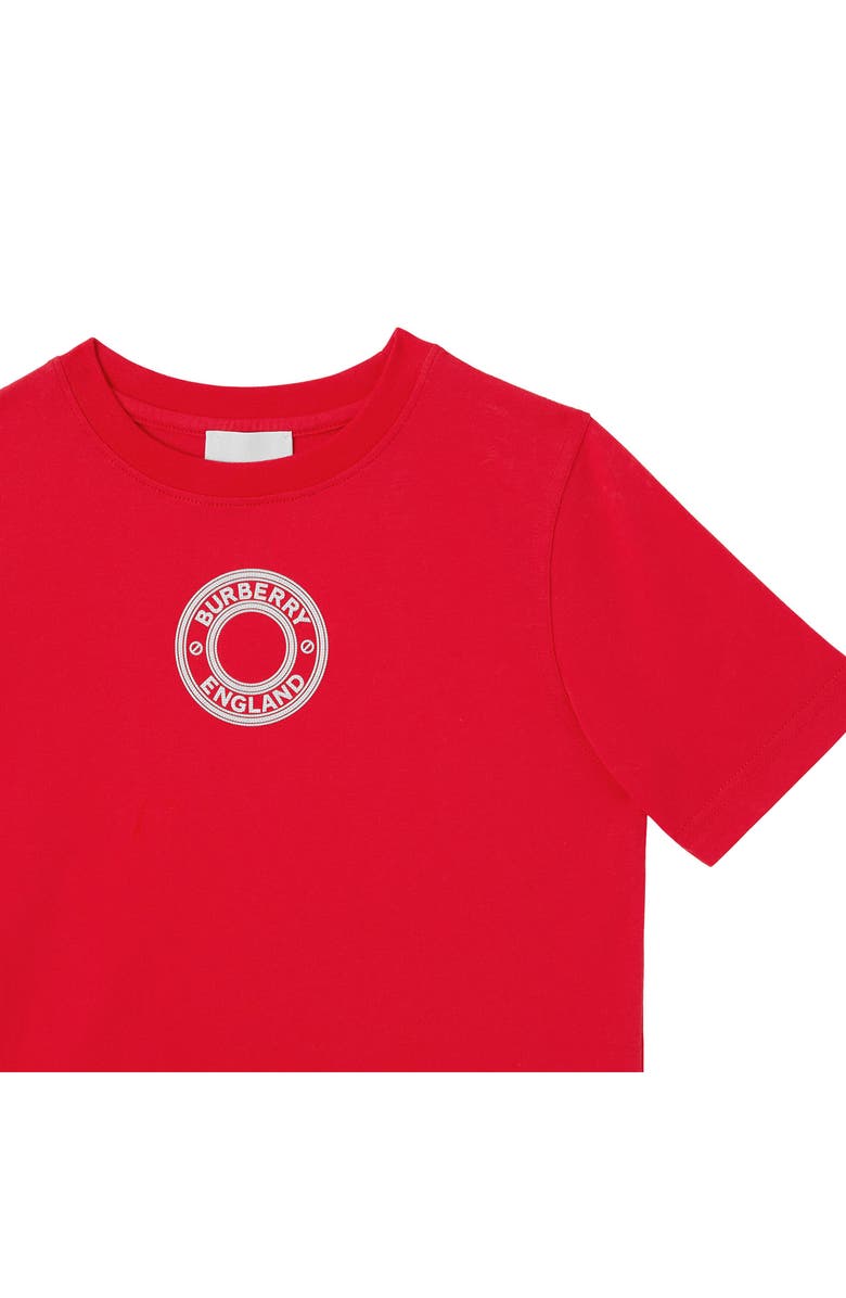 Burberry Kids' Roundel Organic Cotton Logo Graphic Tee, Alternate, color,
