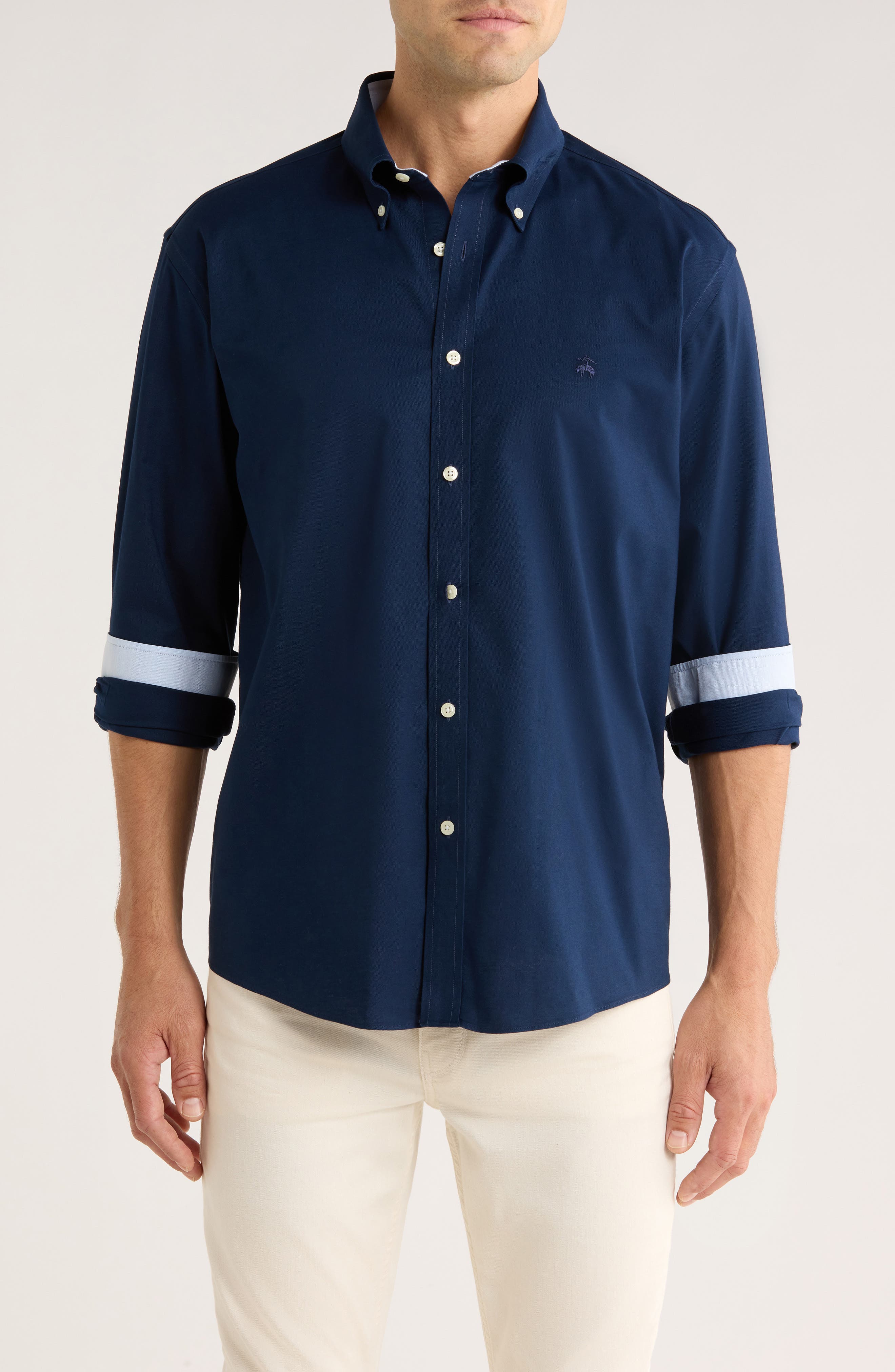 Brooks Brothers Regular Fit Stretch Button-Down Shirt Regular Fit Stretch Button-Down Oxford Shirt