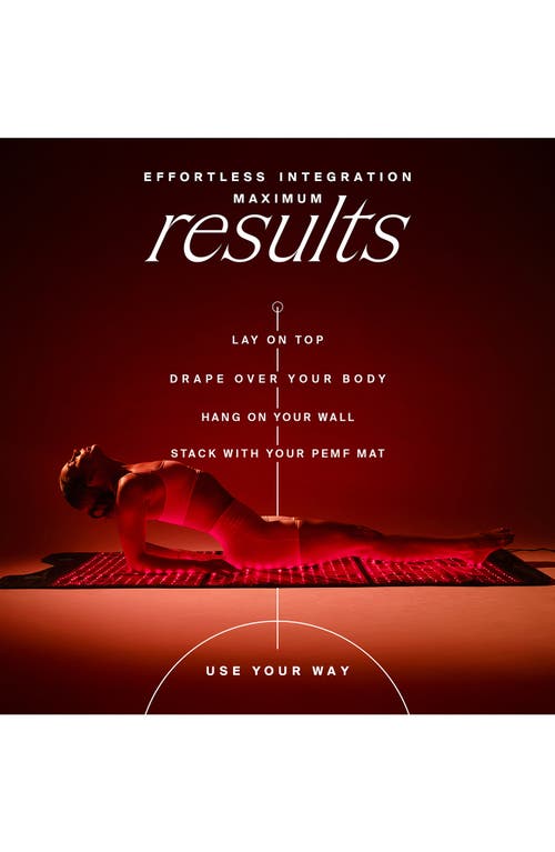 Higherdose Full Body Red Light Mat In Red