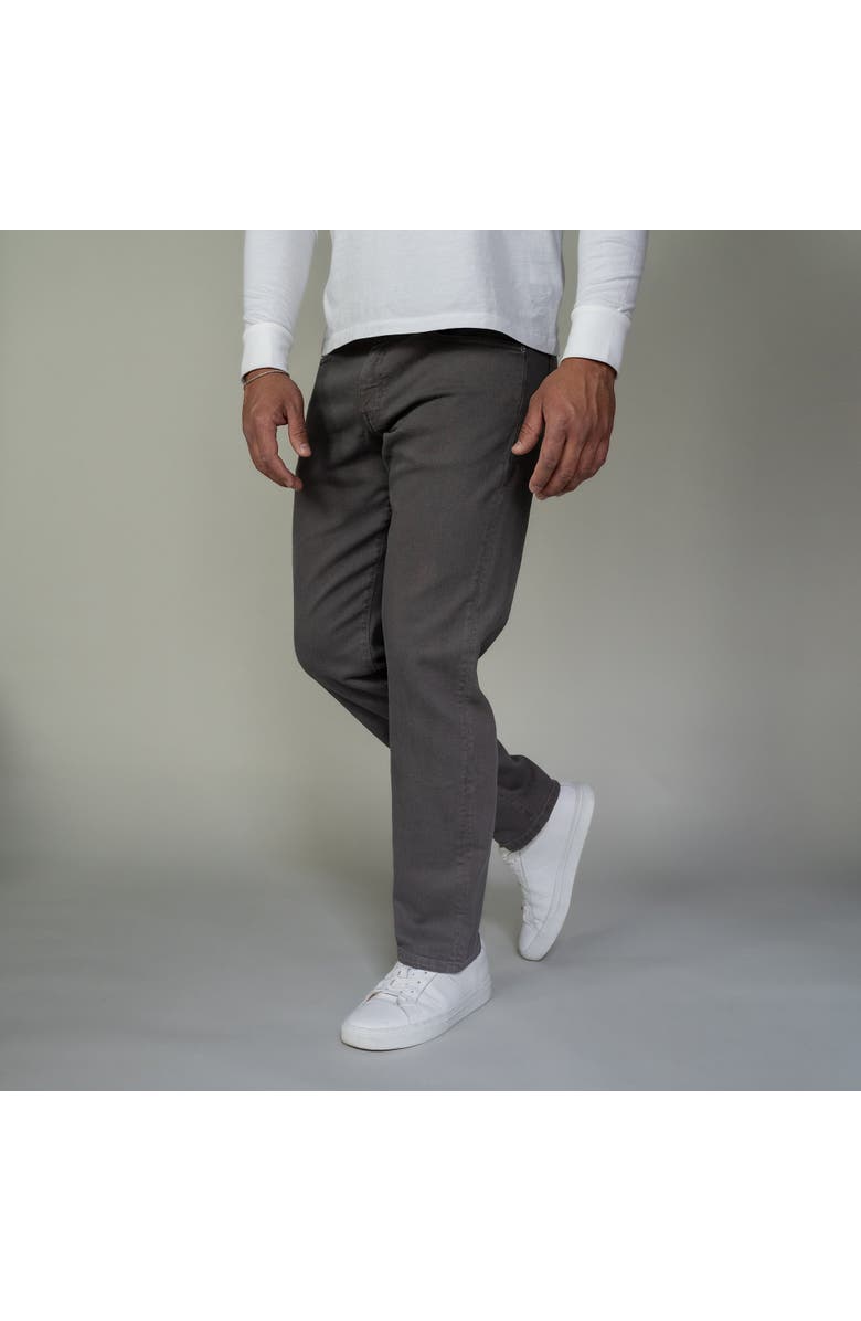 Peter Manning Travel Jeans Standard Fit, Main, color, Dark Grey