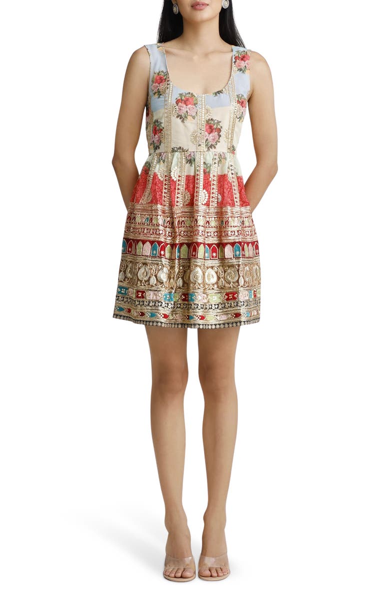 holiCHIC Alisha Baby Doll Minidress, Main, color, 