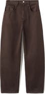 MANGO High Waist Barrel Jeans