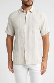Tommy Bahama Paradise Breezer Short Sleeve Linen Button-Up Shirt