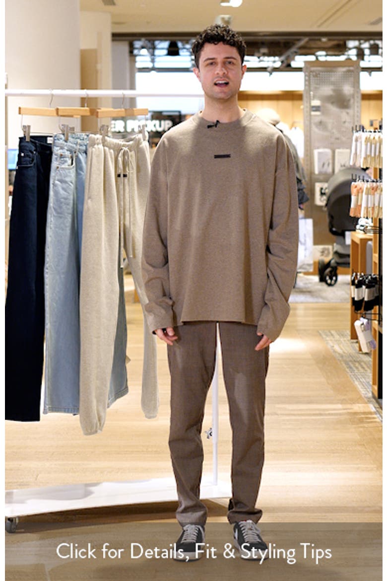 Classic Fit Long Sleeve Logo Graphic T-Shirt video