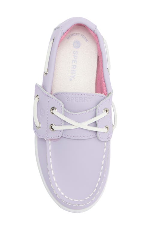 Sperry Kids' Cup Ii Boat Shoe In Purple