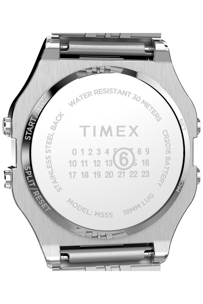 Timex® x MM6 Maison Margiela T80 Digital Chronograph Bracelet