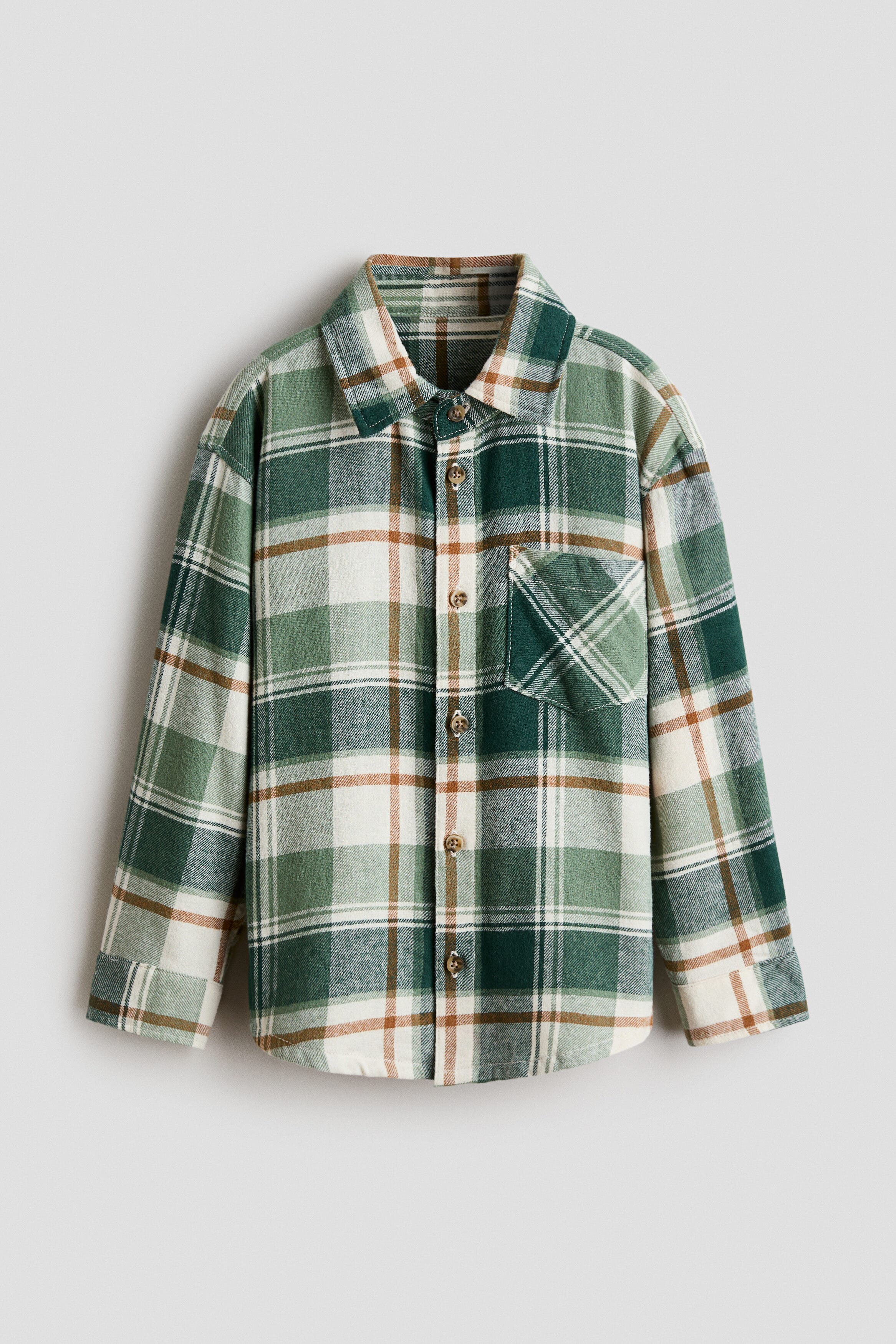 Dark green/plaid