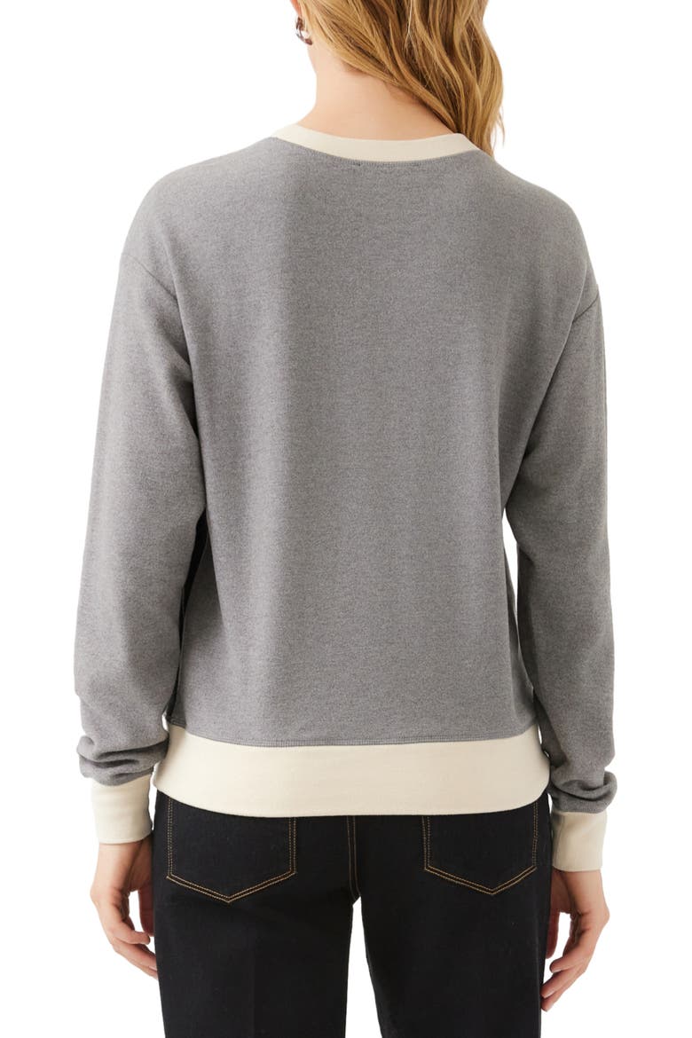 Colorblock Double Knit Sweatshirt, Alternate, color, MULTI COLOR