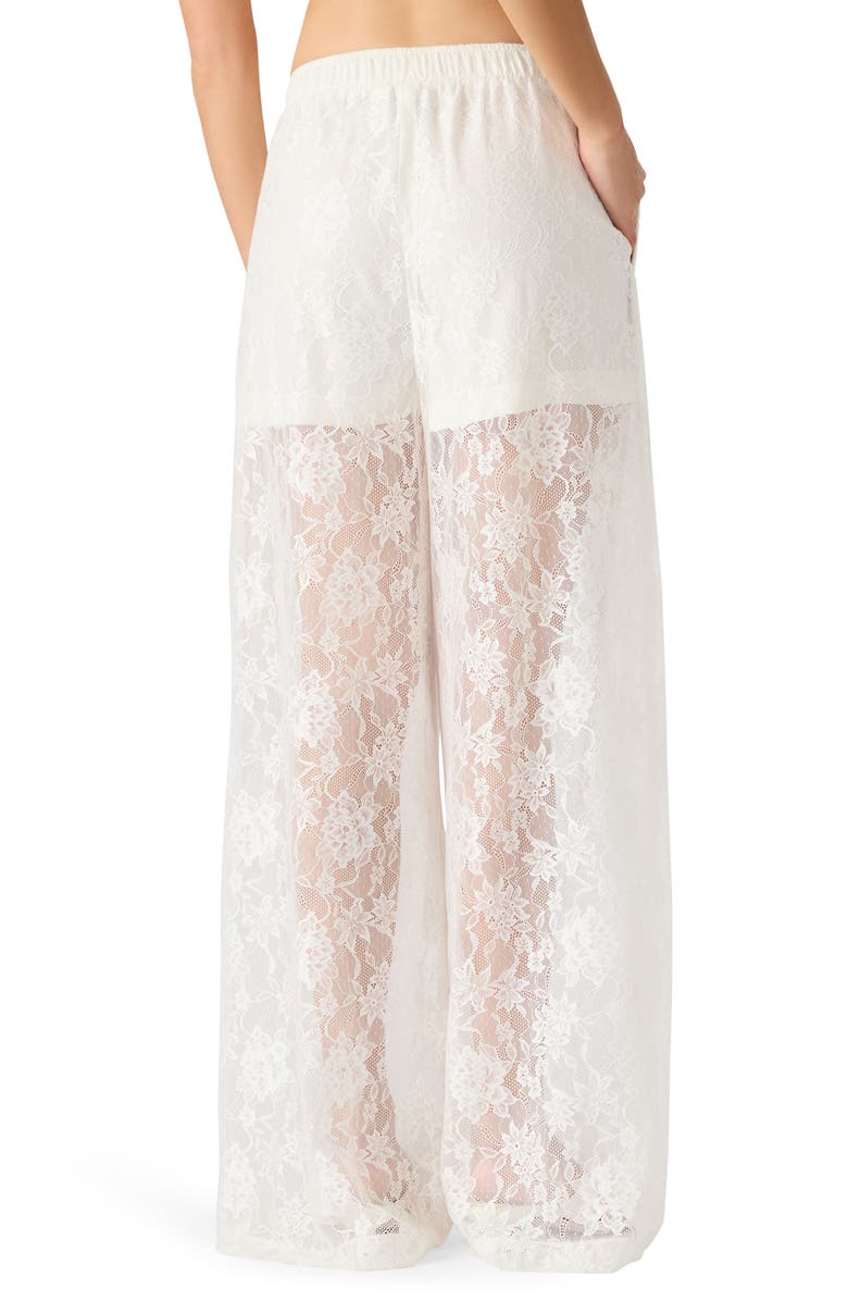Steve Madden Sedona Lace Wide Leg Pants, Alternate, color, Cream